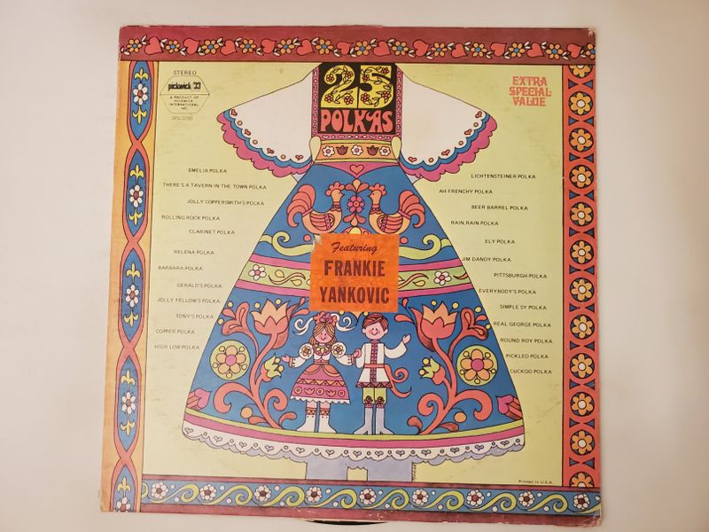 Frankie Yankovic 25 Polkas vinyl record